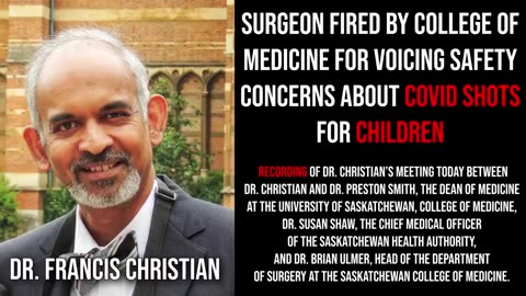 Dr. Francis Christian Speaks with Physicians of Saskatchewan