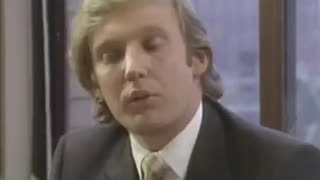 34 year old Donald Trump asked if he’d ever run for President