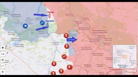 The Kiev regimen now has a foothold in the direction of Lisichansk.