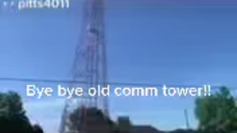 Old Comm tower coming down