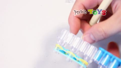 Faire HEXAFISH avec 1 ONE KIT - Tutoriel pour le bracelet Rainbow Loom