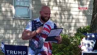 VETERANS FOR TRUMP CHAIR SPEECH AT NORTHBOROUGH HQ