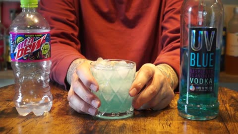 UV Blue Raspberry Vodka & Mtn Dew VooDew Mystery Flavor 2023