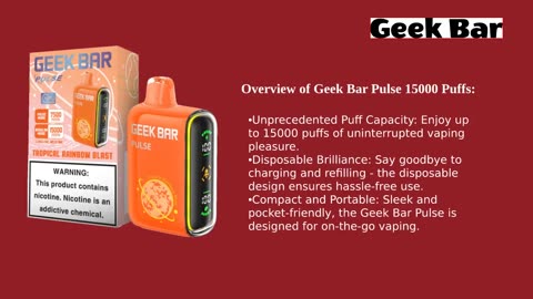 The USA's Finest Tropical Bliss Experience - Geekbar Official Site