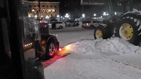 Winnipeg Canada trucker convoy. 2.0 Apx 4:33am Feb/8/22 part 2