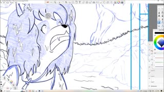 NINU OF THE DINOSAURS Cover Time Lapse Part 1