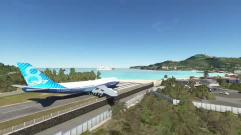 St. Barts Gustaf III Airport - 747_ Microsoft Flight Simulator 2022