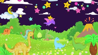 Twinkle Twinkle Little Star Baby Dino in Jurassic World |Kids Songs| Nursery Rhymes |Toddler|ABC Kid