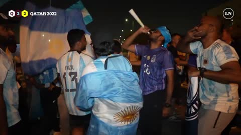 Turkey, el lider de la “falsa” hinchada argentina que vive en la ciudad del Mundial