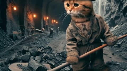 Mining Cat