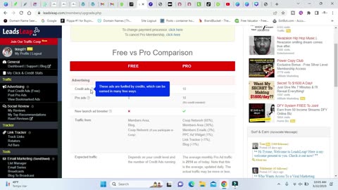 Free vs Pro Comparison leadleap pricing