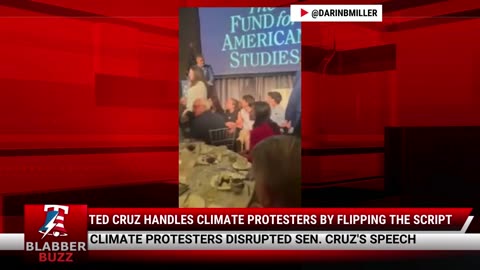 Ted Cruz Handles Climate Protesters By Flipping The Script