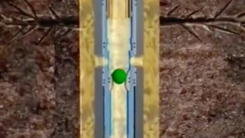 Oil drilling plugging principle animation demonstration