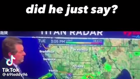 Weatherman admits military is altering weather