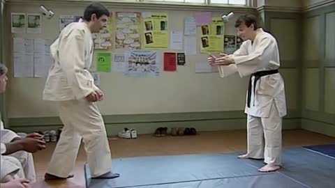 Mr bean | In the training hall