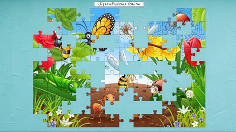 Cartoon Insects Jigsaw Puzzle Online