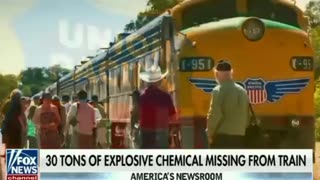 30 TONS of explosive chemicals disappears from train... What is going on?!