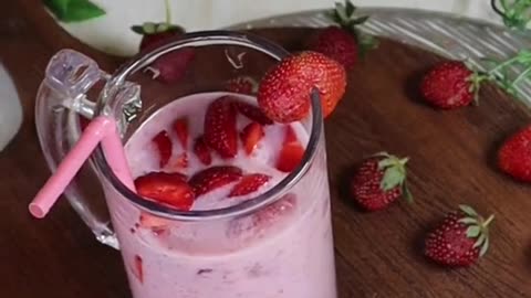 Strawberry milkshake