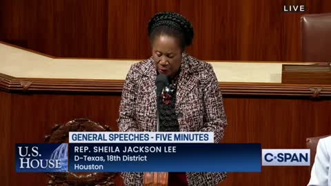 Rep. Sheila Jackson Lee claims there's a direct connection between slavery and Covid-19 deaths