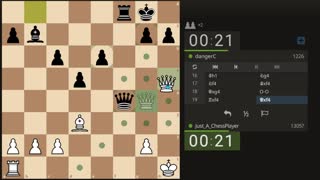 A Lucky Win vs 1226. Road to 2000 Rating. Just_A_ChessPlayer on lichess.