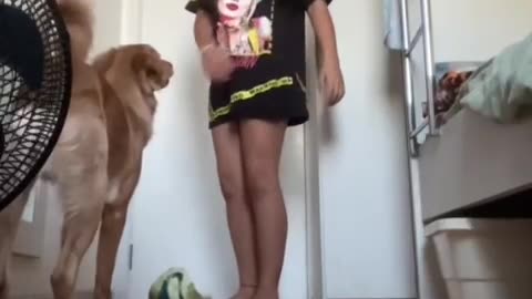 Dog's Reaction To Owner's Test