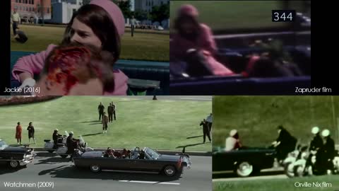 John F. Kennedy (JFK) Assassination: Jackie (2016), Watchmen (2009), Zapruder, Orville Nix (1967)