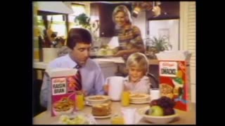 Kellogg's Cereal "It's going to be a great day" Song -1980's TV Commercial