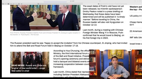 Putin visits China, meets Xi in Beijing while U.S. is busy "saving" Israel - Emil Cosman