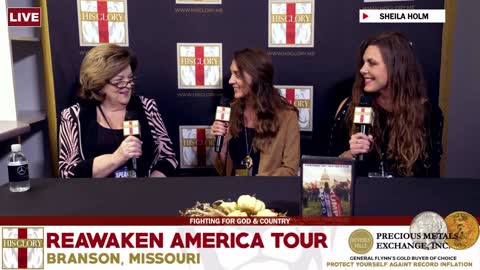 His Glory Presents: Take FiVe ReAwaken America MO Interviews w/ Sheila Holm & Shannon Miles