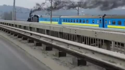 This steam locomotive is a Russian invention.
