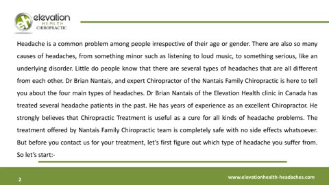 Do You Know What Type Of Headache Is Affecting You?