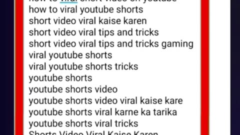 how to virel shorts video //