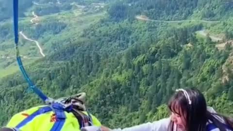 Funny Video- Girl scared of heights