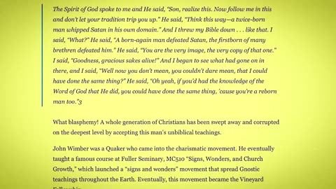 Final Gnostic ASSAULT FROM WITHIN -the new gnostics in today’s church - link below 👇 PART 1