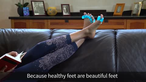 Original YogaToes - Small Sapphire Blue: Toe Stretcher & Toe Separator