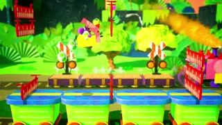 Gator Train Attacks - BOSS FIGHT - Yoshi's Crafted World (Part 21)