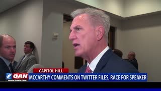 McCarthy comments on Twitter Files, race for Speaker