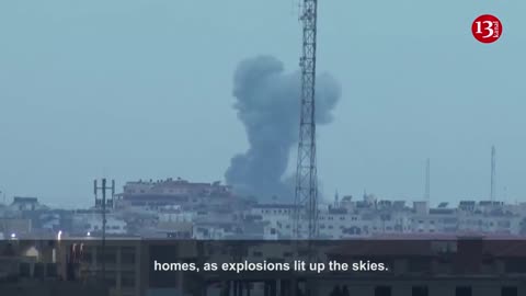 Israel-Hamas war: Israeli airstrikes continue to hit Gaza as residents flee homes