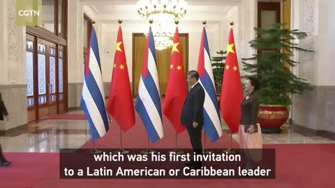 Cuban President Miguel Diaz-Canel_ President Xi Jinping is my role model
