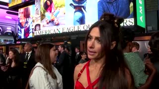 ‘The Rock’ takes over Times Square for premiere