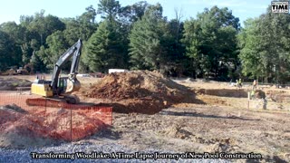 Transforming Woodlake: A Time Lapse Journey of New Pool Construction