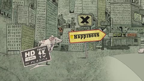 Happiness - Steve Cutts