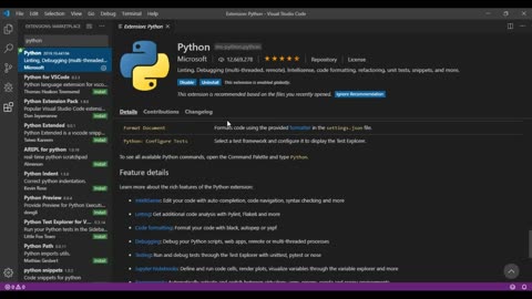 Visual Studio Code For Python Development