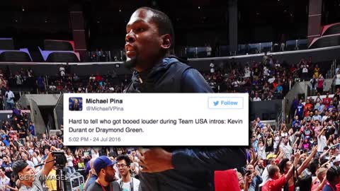 Kevin Durant Booed At Staples Center During Team USA Game