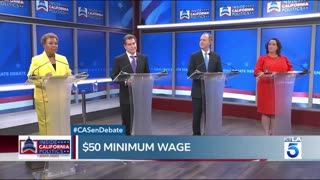 Senate candidate Rep. Barbara Lee has a solution to inflation Raise the minimum wage to $50 an hour