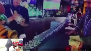 MAN TAKES A BET TO DRINK 50 SHOTS OF PATRON REACTION VIDEO