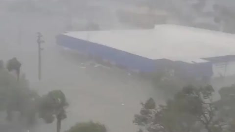 Houses are destroyed and some are floating away as Ian's eyewall hammers southwest Florida.