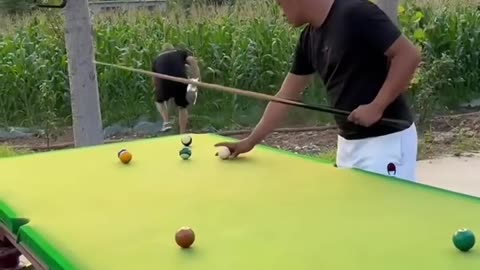 Viral Funny Billiards video. 🤣😂