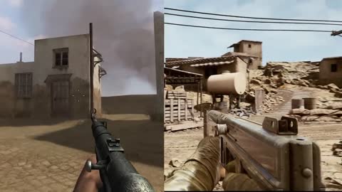 Call of Duty 2_ Original Vs Unreal Engine 5 Remake 2022 _ Teaserplay's Comparison