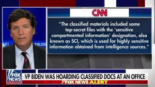 VP Biden was hoarding classified docs at an office